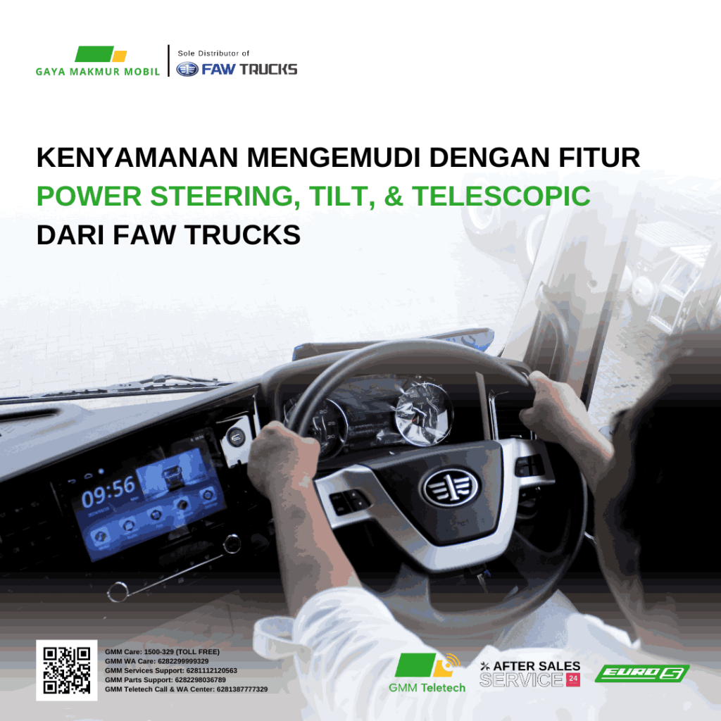 Apa itu Power Steering, Tilt & Telescopic Steering ?