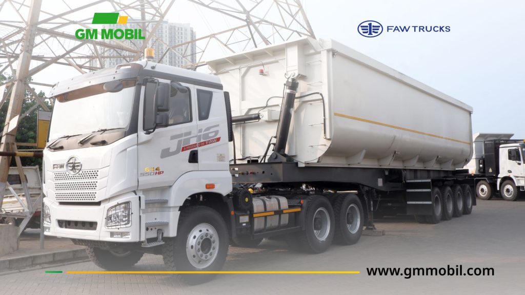 Side Dump Truck Tambang, Tractor Head, Truk Tambang, Truk Pasir, Tambang Indonesia, Pertambangan,